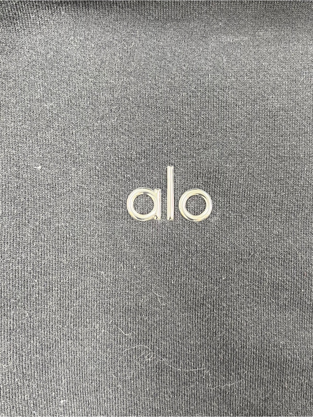 ALO YOGA Accolade 1/4 Zip Pullover Sweater Sweatshirt Black Womens Small - Picture 4 of 7